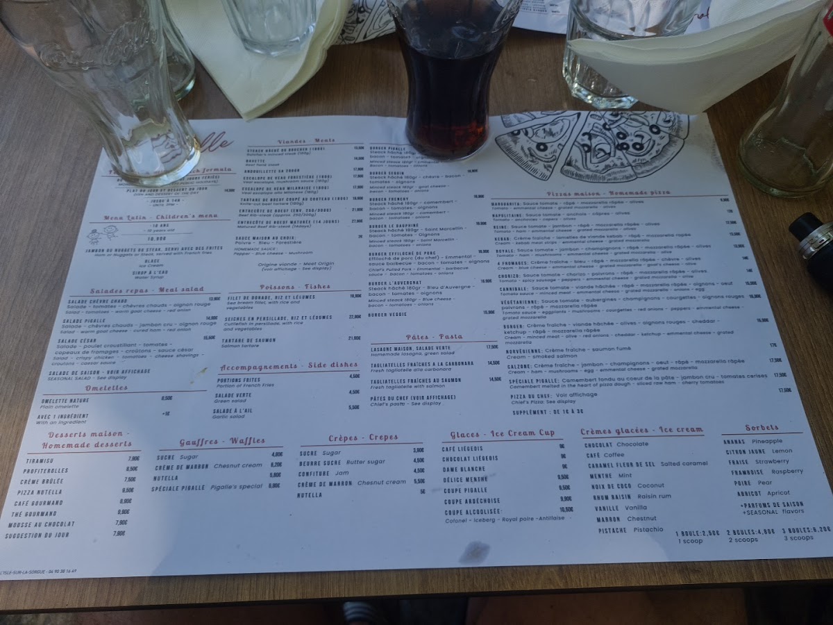 Le Pigalle Menu - Image 2